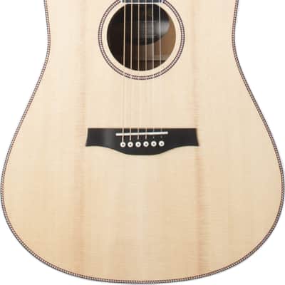 Seagull Artist Mosaic CW Dreadnought Acoustic-Electric Guitar, Solid Spruce Top image 2