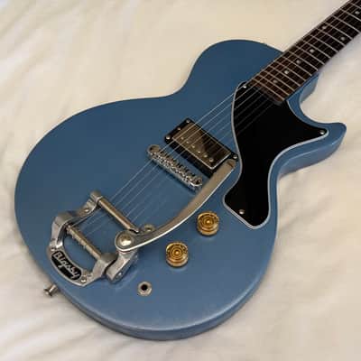 Vintage 2003 Gibson Les Paul Junior Melody Maker - Pelham Blue - Bigsby B5 - Free Pro Setup image 1