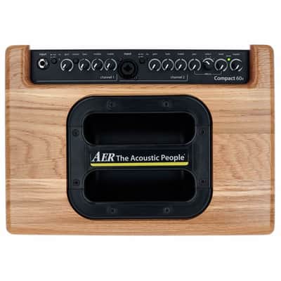 AER Compact-60/4-ONT | 60W Acoustic Amp w/ 8" Speaker, Natural Oak. New with Full Warranty! image 10