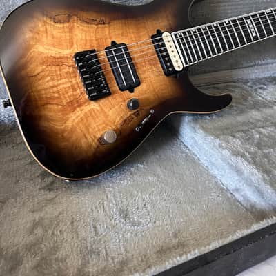 ESP E-II M-II 7 NT 2019 - 2020 - Dark Brown Natural Burst image 2