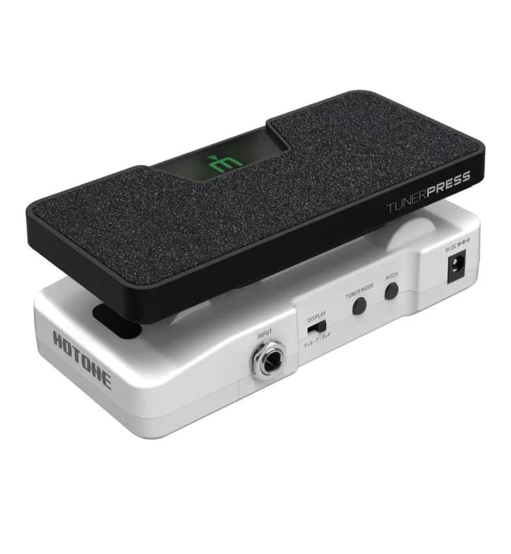 Hotone SP30T Tuner Press Tuner/Volume/Expression Pedal 2024 - Present - Black / White image 1