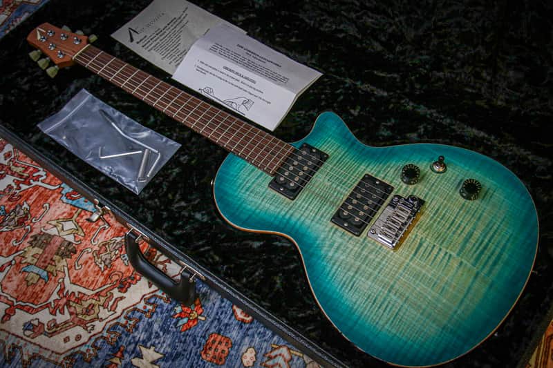 TOM ANDERSON USA Carved Top Bobcat "Bora Bora Burst + Rosewood" (2020) image 1