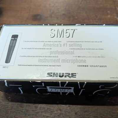 Shure SM57 Cardioid Dynamic Microphone 1984 - Present - Black image 4