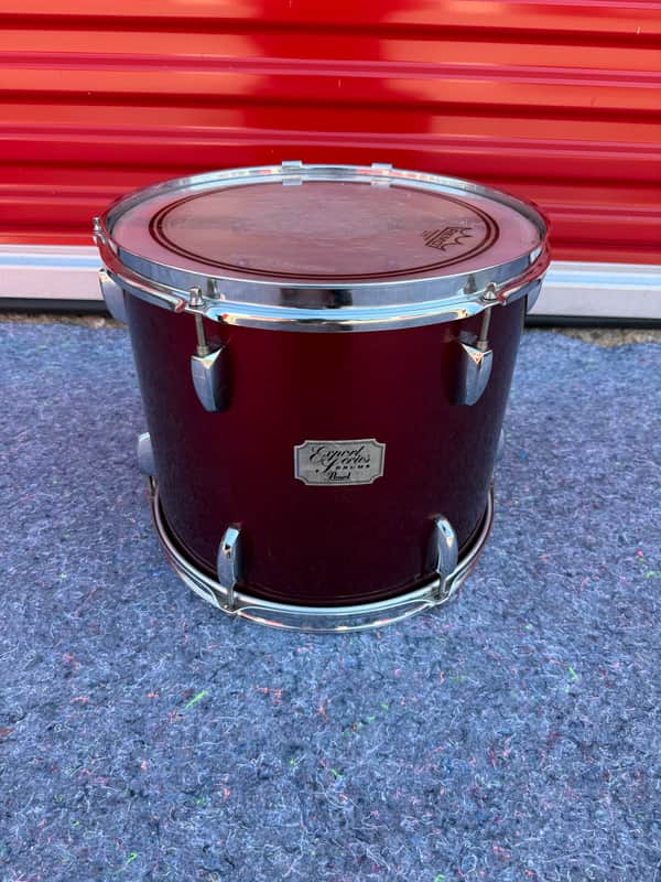 Pearl Export Series 13x11 Rack Tom Wine Red w/ Mount – Good Condition image 1