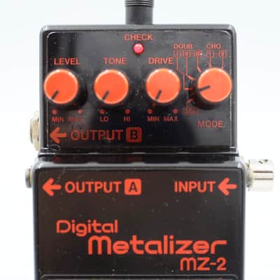 Boss MZ-2 Digital Metalizer 1988 Made in Japan Vintage Guitar Effect Pedal 875766 image 3