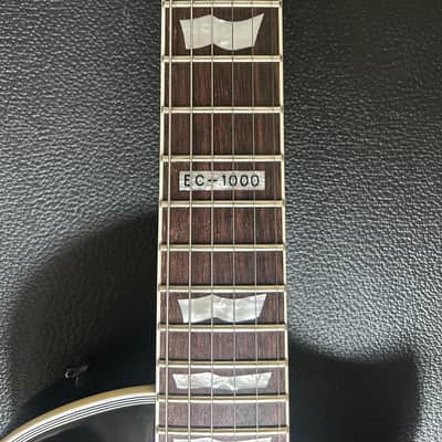 ESP LTD EC-1000 Deluxe Black EMG Pickups w/ ESP Hard Case Korea 2012 image 8