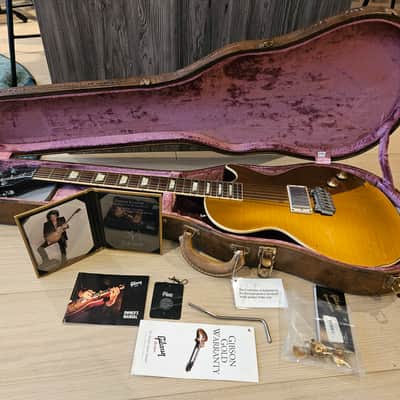 Gibson Custom Shop Joe Perry Signature "Gold Rush" Les Paul Axcess (Signed #11, Aged) 2019 - Present - Aged Antique Gold image 2