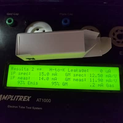 Amperex 6DJ8 tNOS AT1000 TESTED Balanced! PI Vacuum Tube HP Selected Heerlen ECC88 dual triode 1962-1973 image 3