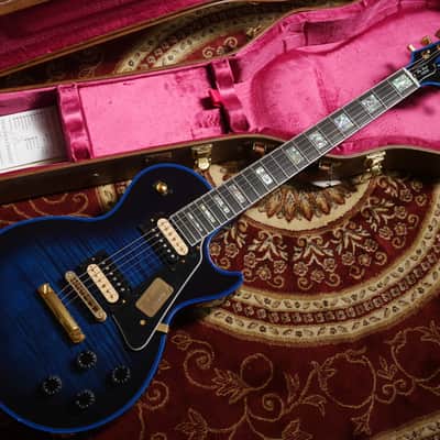 Gibson Custom Shop Les Paul Custom 2016 - Figured Blue Widow image 7