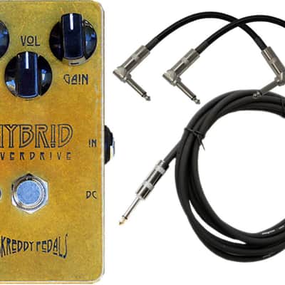 Skreddy Pedals Hybrid Overdrive Medium Gain Overdrive/Distortion with 3 Cables image 3