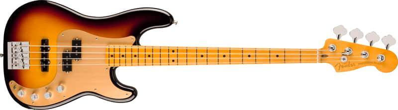Fender American Ultra II Precision Bass Maple FB Ultraburst with Case