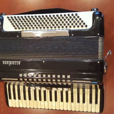 excelsior ACCORDIANA ACCORDION #608  1950's black image 7