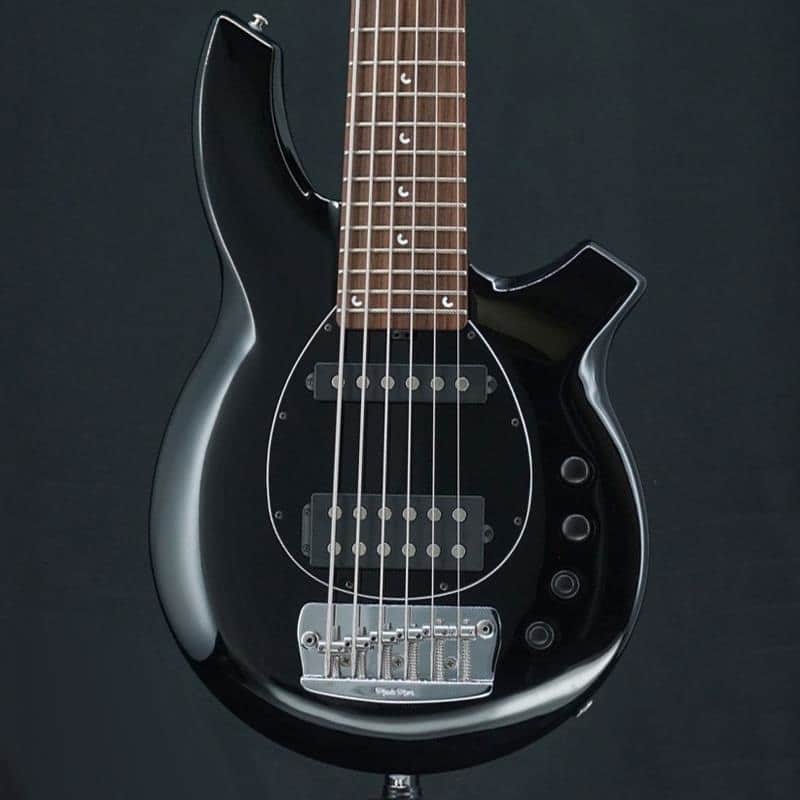 Musicman Bongo 6 HS (Black) ハードケース付き Ernie Ball Music Man Bongo 6 HS | Reverb