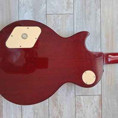 2003 Epiphone Les Paul Standard Cherry Sunburst Korean Unsung w/ Hard Case image 6
