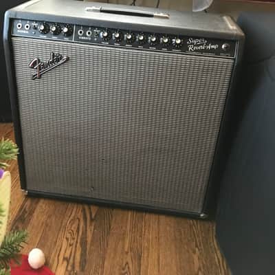 Fender Super Reverb 2-Channel 40-Watt 4x10" Guitar Combo 1966 Black Panel