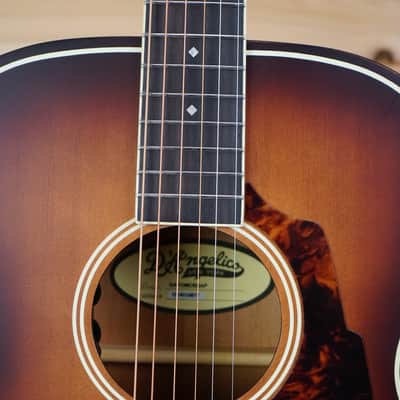 D'Angelico Premier Tammany with Electronics - Caramel Burst image 3