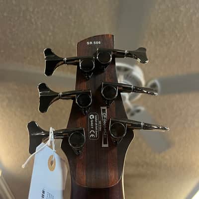 Ibanez SR506 Soundgear Series 6 String Electric Bass Made in Korea - Brown Mahogany image 13