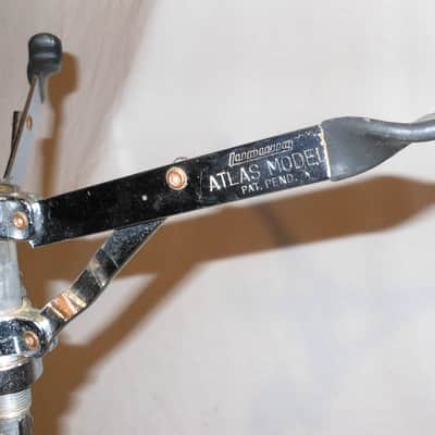 Ludwig Vintage 1976 Atlas Vistalite Swivel Foot Snare Drum Stand image 7