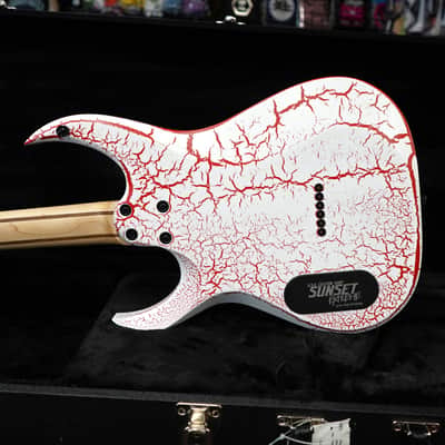 Schecter USA Custom Shop Sunset Extreme-6 Blood Crackle 6-String Electric Guitar w/ Case (2025) image 2