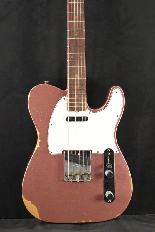 Mint Fender Custom Shop Limited Edition '61 Telecaster Relic Aged Champagne Sparkle image 1