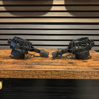 Matched Pair of AKG C 414 B XL II - Charcoal, Black & Gold with Box and Shock Mounts image 2