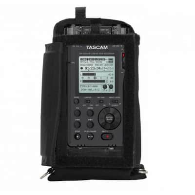 Porta Brace Custom-Fit Protective Case for Tascam DR100-MKIII Portable Digital Recorder, Black image 10