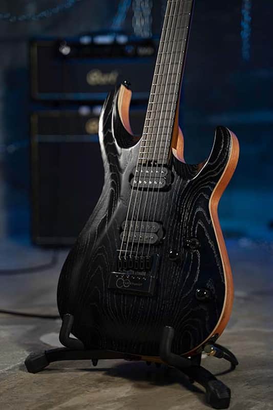 Cort KX700 EverTune Open Pore Black, Seymour Duncan Sentient
