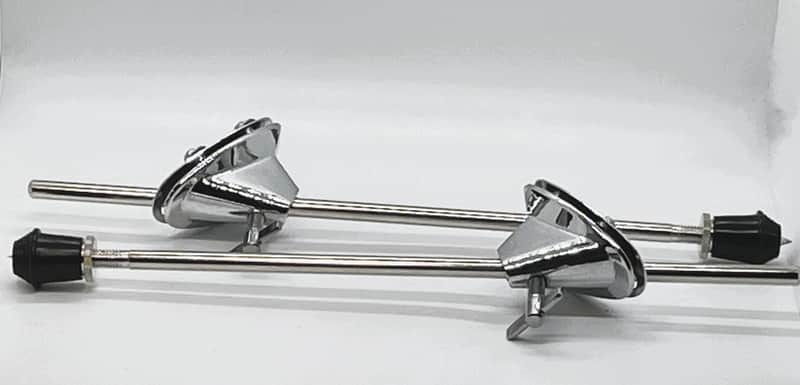 Ludwig LT-2924-SP Rocker II Bass Drum Spurs w/ Mounts VG - LRIIS-201 image 1
