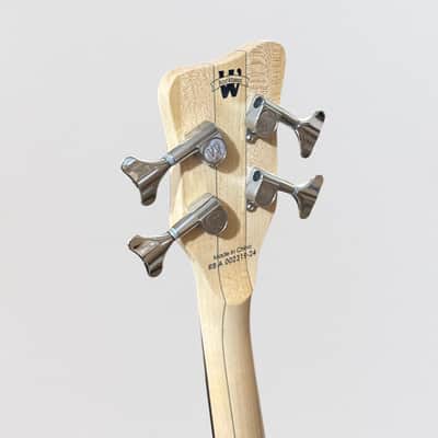 Warwick RockBass Corvette $$ 4 String Electric Bass Guitar - Natural Transparent Satin image 11
