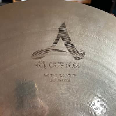 Zildjian 20" A Custom Medium Ride Cymbal 2006 image 5