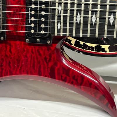 B.C. Rich Mockingbird ST Electric Guitar - Transparent Red image 6