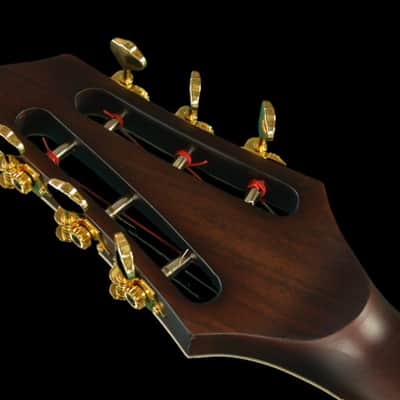 Round hole acoustic luthiery archtop guitar Manouche Gypsy image 14