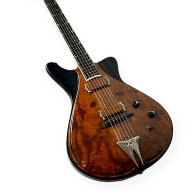 Jesselli Guitars Modernaire Circa 1989-1990 Natural Walnut & Ebony (Authorized Jesselli Dealer) *Final price drop* image 4