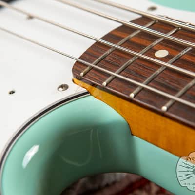 Fender Japan JB62-US Jazz Bass Sonic Blue – US Pickups Flame Maple Neck CIJ image 23