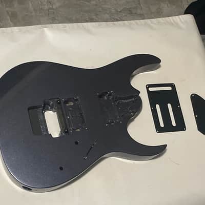 2004 Indonesian Ibanez RG220B Navy Metallic Basswood Guitar Body Floyd Ready image 1