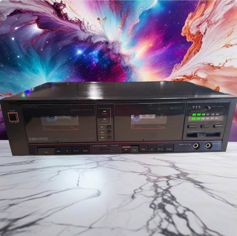 Nikko Stereo Cassette Deck ND40W Extremely Rare Sounds Great Serviced Beauty🔥🎶 image 1
