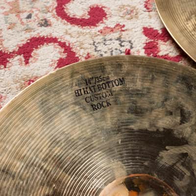 Istanbul Mehmet Radiant - Hi-Hat Rock Top, Custom Rock Bottom 14" #H06 Demo image 7