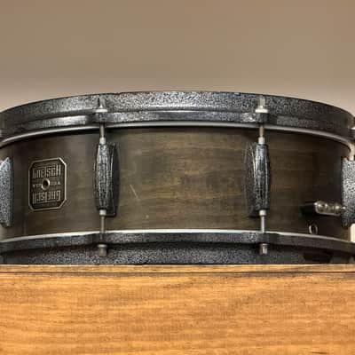 Gretsch Broadkaster Satin Ebony 5" x 14" Jasper Snare Drum image 8