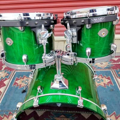 Tama Starclassic Performer MIJ Early 2000s Emerald Green BRG bass Drum Only image 3