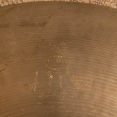 1970s Zildjian A 18" Thin Stamp Crash Cymbal 1434g image 4