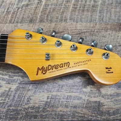 MyDream Partcaster Custom Built - Relic Sonic Blue JM Big Dipper image 8