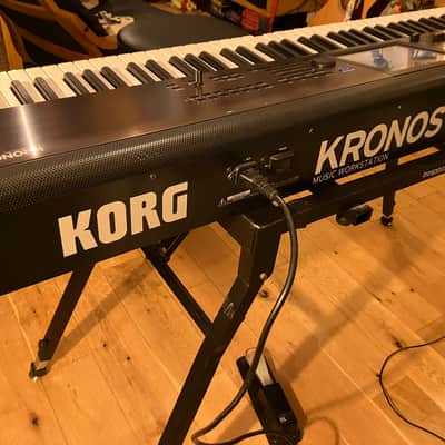 Korg Kronos LS 88 Workstation 2010s - Maroon image 6