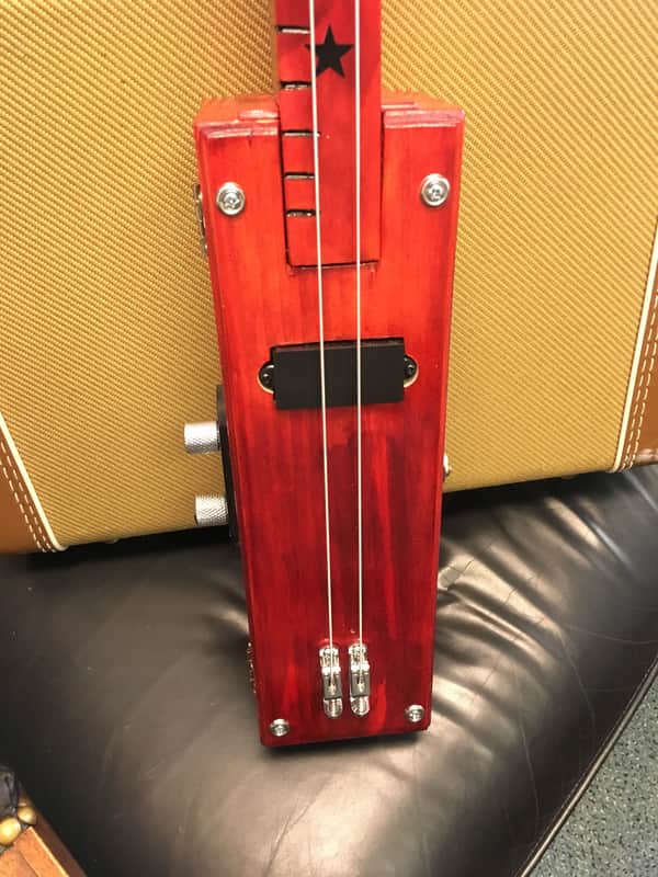 Custom 2 String Cigar Box Bass Guitar image 1