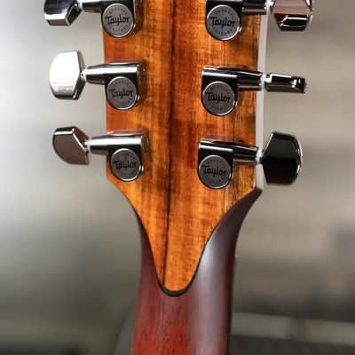 Taylor Catch Custom #44 C24e Grand Auditorium Baritone-8 8-String Acoustic/Electric Guitar - Figured Blackwood with Hardshell Case image 9