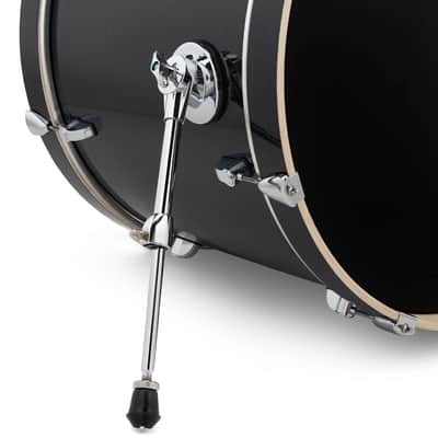 PDP Mainstage Black Sparkle Drum Kit w/HW, Paiste 101, throne image 5