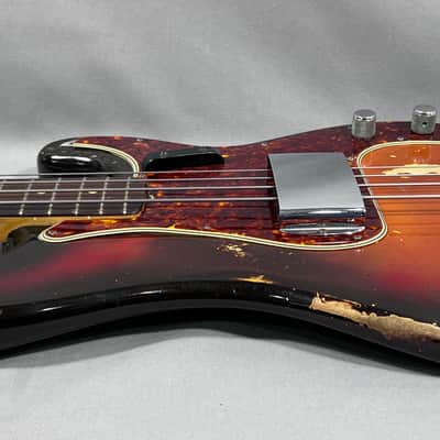 1961 Fender Precision Bass Sunburst w/ Rosewood Fingerboard image 8