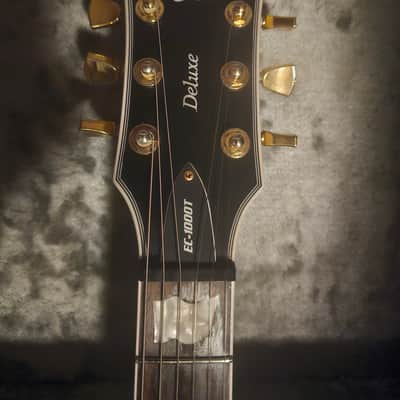 ESP LTD EC-1000T 2024 - Vintage Gold (Aged White) image 2