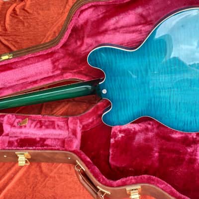 Gibson ES-335 Figured Ocean Water Perimeter * RARE Demo Model * image 12