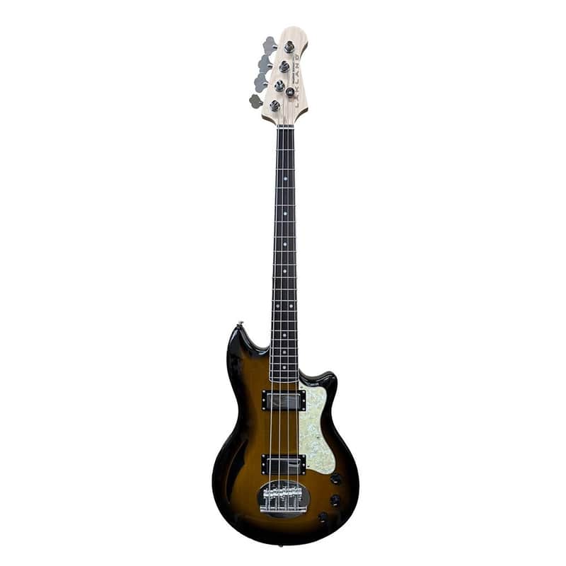 Lakland SHB30-BK Skyline Hollowbody-30 Bass Guitar - Black image 1