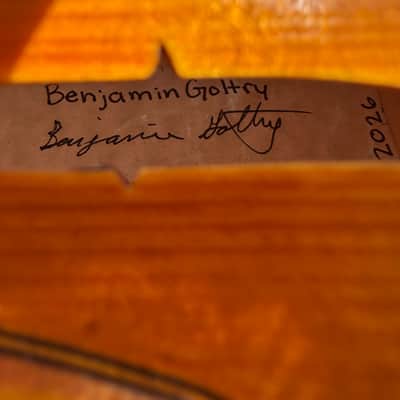 Handmade American Violin by “Benjamin Goltry” image 4